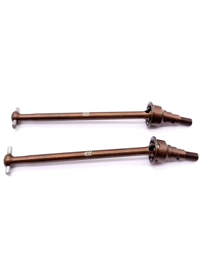KYX Racing Hard Steel Front Rear CVD Drive Shafts Driveshafts Upgrades Parts Accessories for 1/10 RC Crawler Car LOSI Lasernut U4 4WD - Image 4